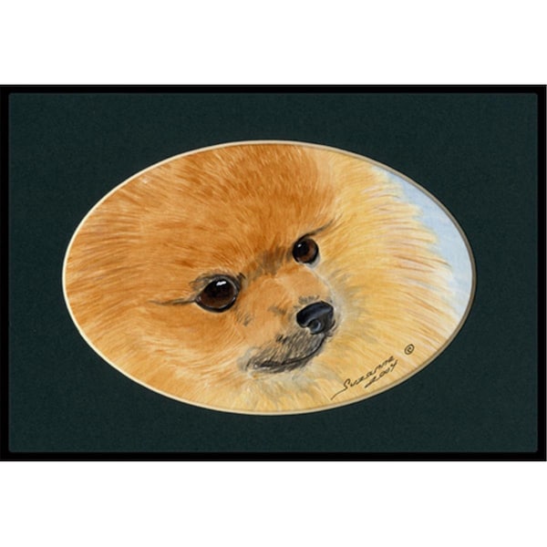 Carolines Treasures 18 x 27 in. Pomeranian Indoor Outdoor Mat SS8051MAT - main